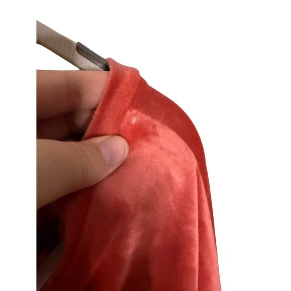 NWT Old Navy pink velour long sleeve blouse - Picture 8 of 9